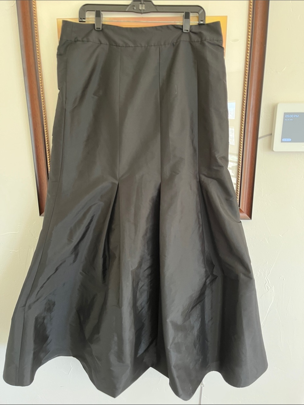 Adrianna Papell Black Maxi Skirt